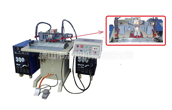 HBYH不銹鋼網片直縫焊機