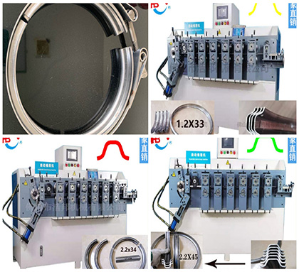 The benchmark model, the popular hoop hoop machine, is highly recognizable.