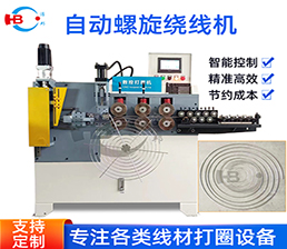 <span style='color:#0000FF'>HBDQLX-4不銹鋼螺旋網罩成型機</span>